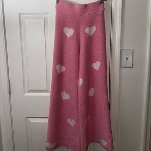 Altar'd State Pink Heart Pajama Pants